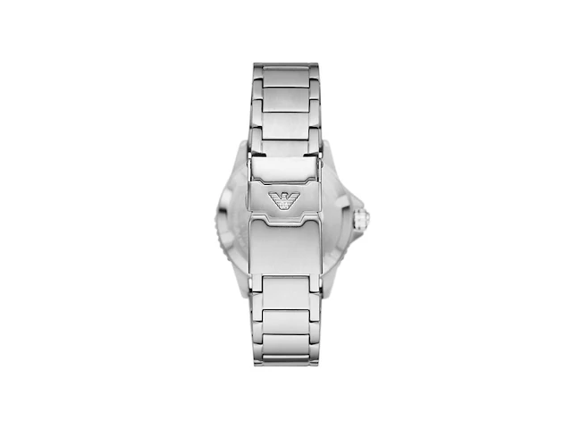 Emporio armani ar11589 mannen horloge zilverkleurig - afbeelding 3 van  4