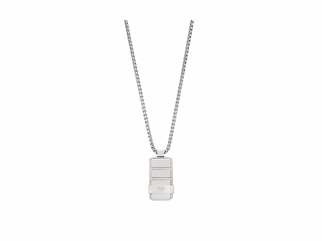 Emporio armani egs3078040 heren collier zilverkleurig - afbeelding 1 van  3