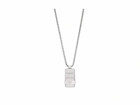 Emporio armani egs3078040 heren collier zilverkleurig - afbeelding 1 van  3