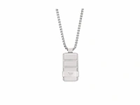 Emporio armani egs3078040 heren collier zilverkleurig - afbeelding 2 van  3