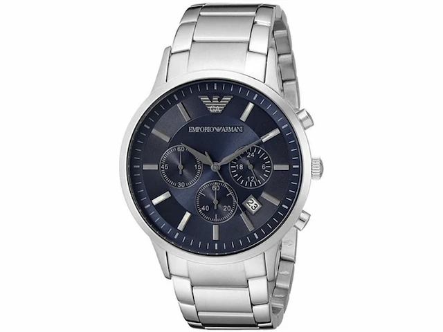 Emporio armani heren chronograaf roestvrij staal horloge - afbeelding 1 van  2