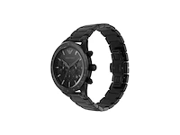 Emporio armani mario heren horloge 43mm zwart - afbeelding 2 van  4