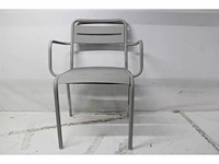 Emustar tuinstoel met armleuningen cement - afbeelding 2 van  2