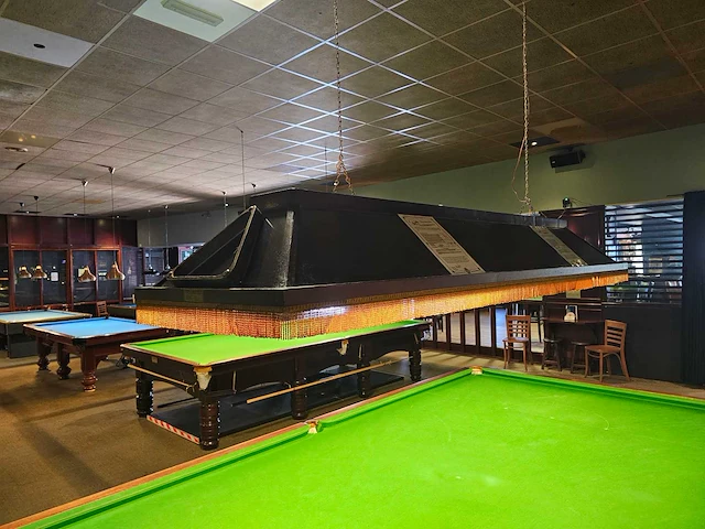 Enbild - wedstrijd snookertafel met verlichting - afbeelding 3 van  6
