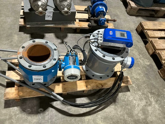 Endress-hauser/ krohne promag 60/optilux 2000 flowmeter (2x) - afbeelding 1 van  12