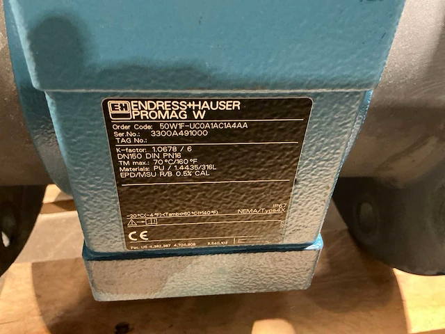Endress-hauser promag w flowmeter dn150 - afbeelding 2 van  4