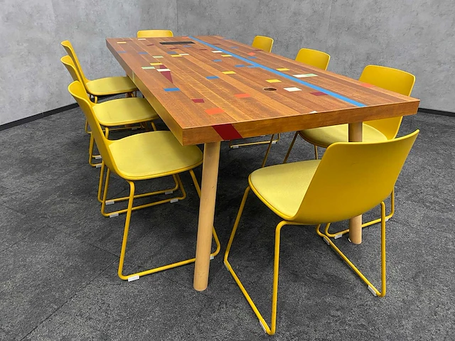 Enea lottus/ gymvloer - design conferentieset 220x100 - afbeelding 11 van  39