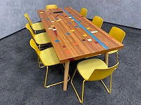 Enea lottus/ gymvloer - design conferentieset 220x100 - afbeelding 12 van  39