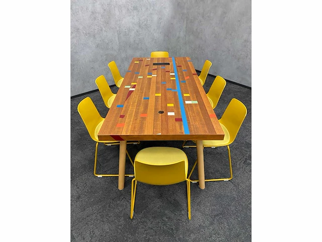 Enea lottus/ gymvloer - design conferentieset 220x100 - afbeelding 4 van  39