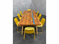 Enea lottus/ gymvloer - design conferentieset 220x100 - afbeelding 4 van  39