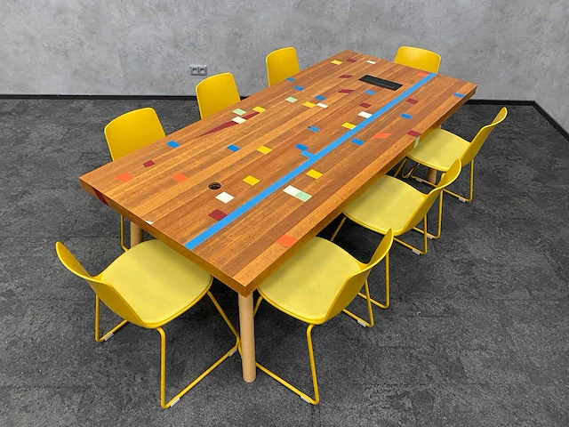 Enea lottus/ gymvloer - design conferentieset 220x100 - afbeelding 5 van  39