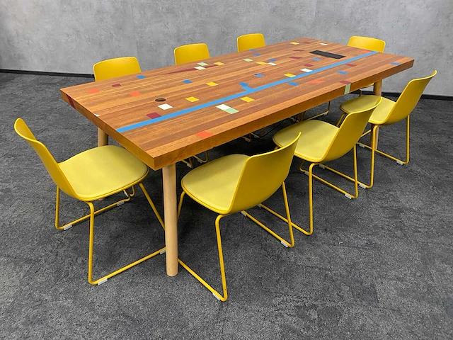 Enea lottus/ gymvloer - design conferentieset 220x100 - afbeelding 9 van  39