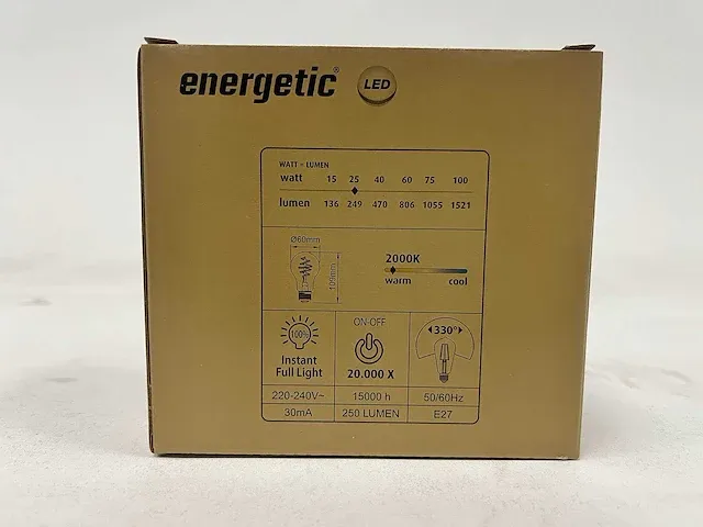 Energetic - display dimbare led lampen, 320 stuks - afbeelding 7 van  18