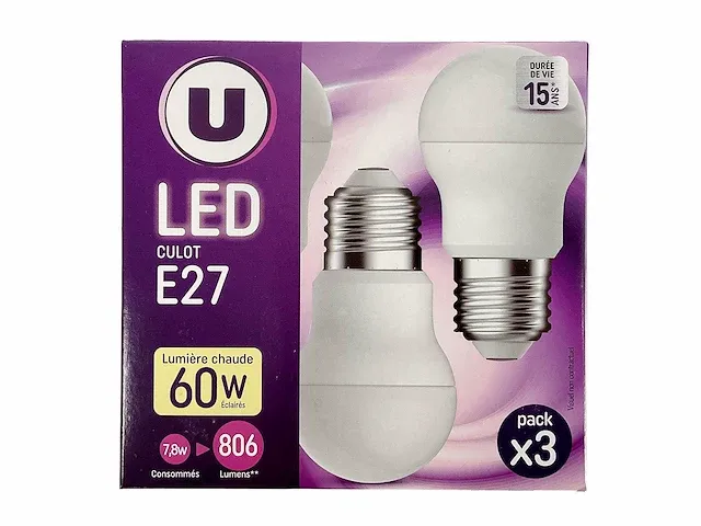 Energetic - led-lamp e27 3-pack (162x) - afbeelding 1 van  4
