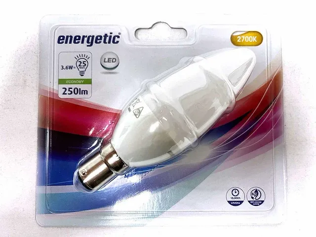 Energetic - led lichtbron b15 ovaal (168x) - afbeelding 1 van  2