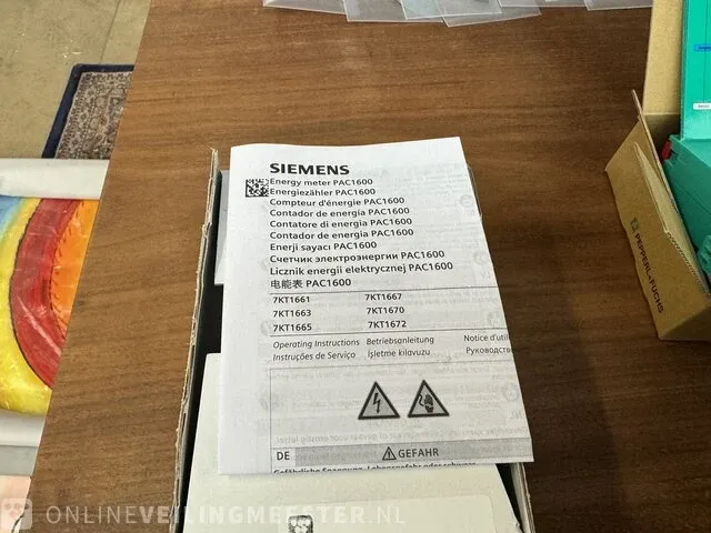 Energiemeter siemens, 7kt1667 - afbeelding 3 van  4