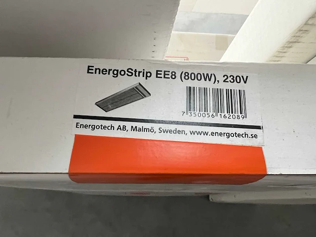Energotech - energostrip ee8 - infrarood verwarming - afbeelding 2 van  2