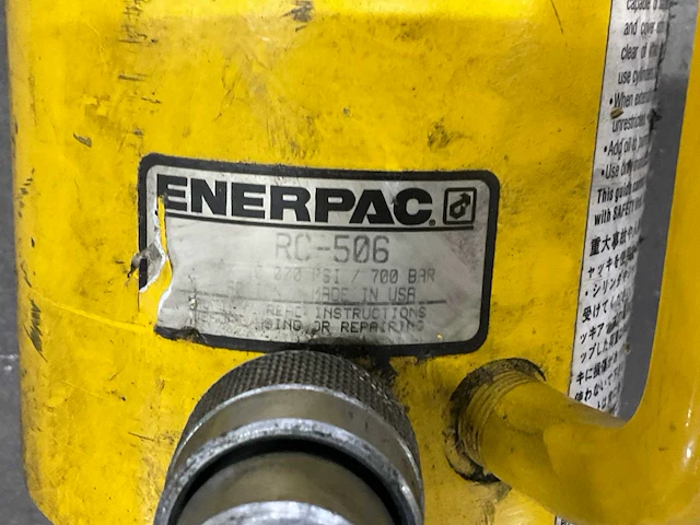 Enerpac rc-506 hydraulische krik (50t) - afbeelding 2 van  2