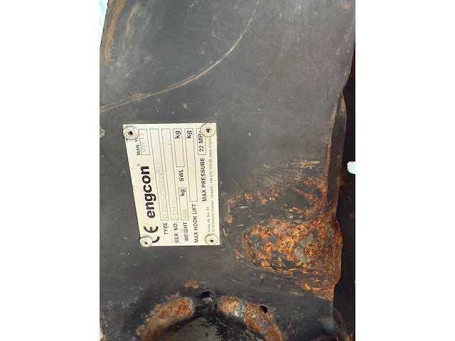 Engcon - 2011 - ec20b-cw30 - draaikantelstuk - afbeelding 2 van  10