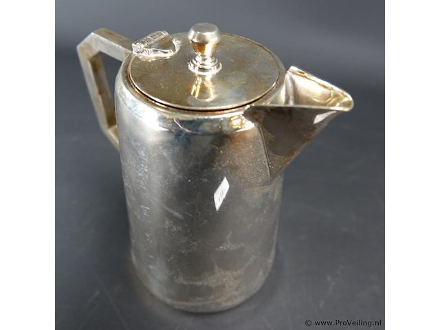 Engelse verzilverde theepot - afbeelding 3 van  5