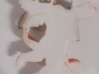 Engeltjes kerst wanddecoratie 15x13 cm aantal 1 stuks. - afbeelding 5 van  5