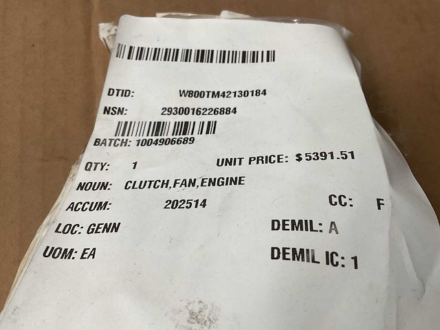 Engine fan clutch - afbeelding 5 van  5