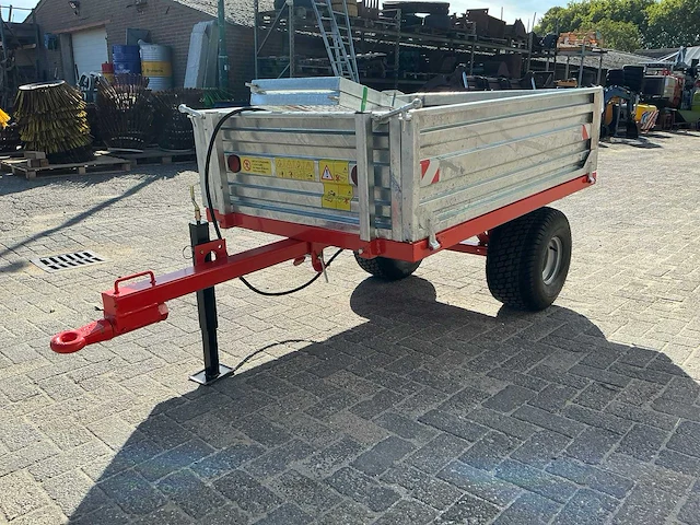 Enkelassige dumper aanhanger - afbeelding 1 van  11