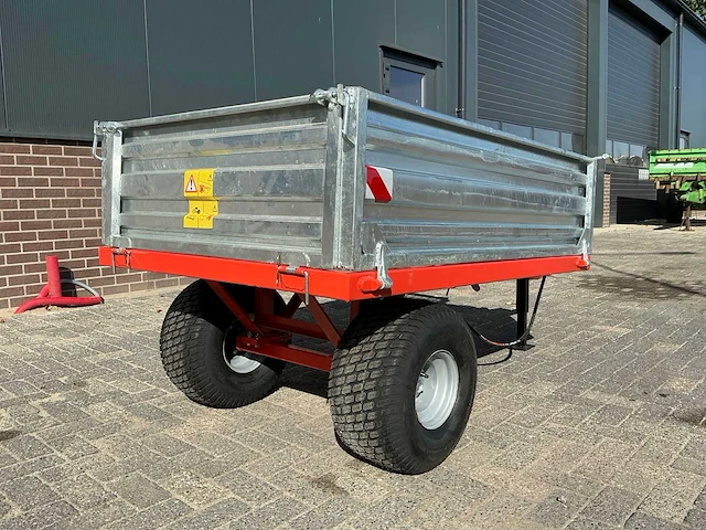 Enkelassige dumper aanhanger - afbeelding 6 van  11
