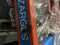 Enkele ladder met 10 sporten (glasvezelversterkte kunststof sporten) zarges, efa l 41253 - afbeelding 3 van  5