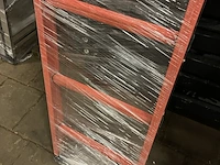 Enkele ladder met 10 sporten (glasvezelversterkte kunststof sporten) zarges, efa l 41253 - afbeelding 5 van  5