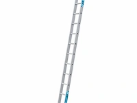 Enkele ladder met gefelste sporten 12 treden zarges, alto l 41552 - afbeelding 1 van  1