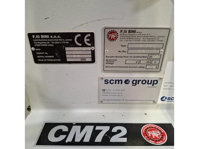 Enkele langgatboor, scm, cm 72, 2008 - afbeelding 10 van  13
