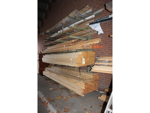 Enkelzijdige draagarmstelling vink lisse met 4x 5 armen met lengte 100 cm. hoogte 350 cm. let op: 2 armen o... - afbeelding 2 van  4