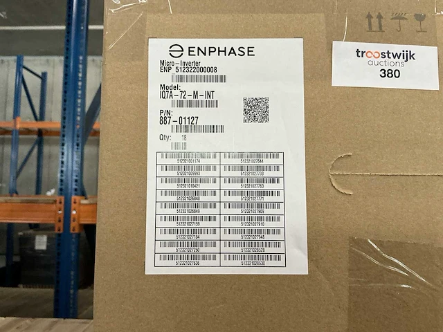 Enphase iq 7a (iq7a-72-m-int) micro omvormer (18x) - afbeelding 3 van  3