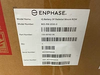 Enphase iq battery 5p pedestal mount row batterij montagebeugel (3x) - afbeelding 2 van  3