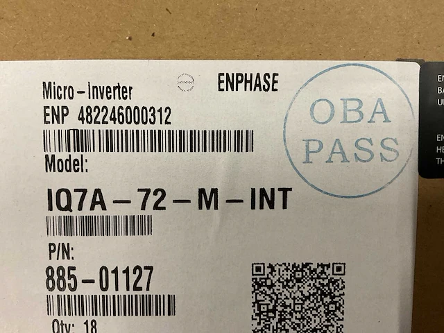 Enphase iq7a-72-m-int micro-omvormer (18x) - afbeelding 3 van  3