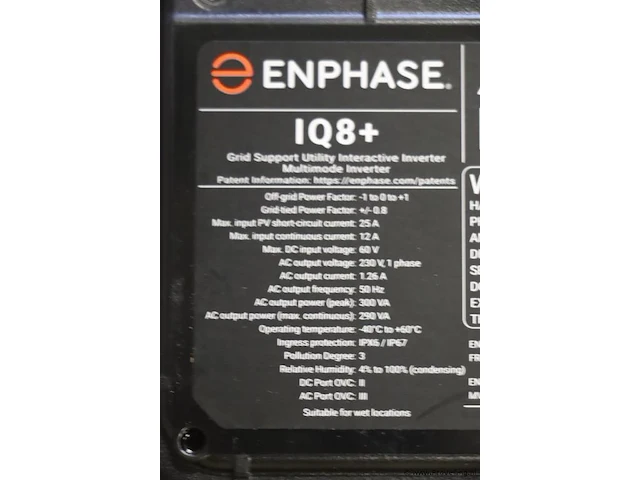 Enphase micro inverter/omvormer | type iq8+ | nieuw in doos - afbeelding 5 van  6