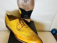 Enrico piaceri - linnen leder lente schoenen 'custom made' - afbeelding 3 van  5