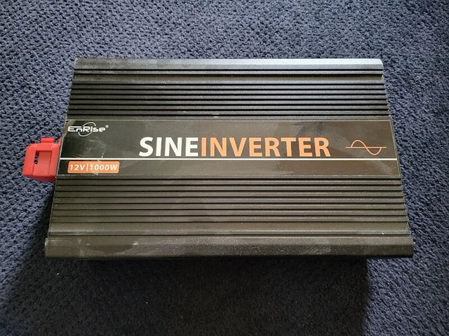 Enrise 12v-230v zuivere sinus omvormer - 1000w/2000w, enrise, zuivere sinus omvormer - 1000w/2000w, zwart - afbeelding 1 van  4