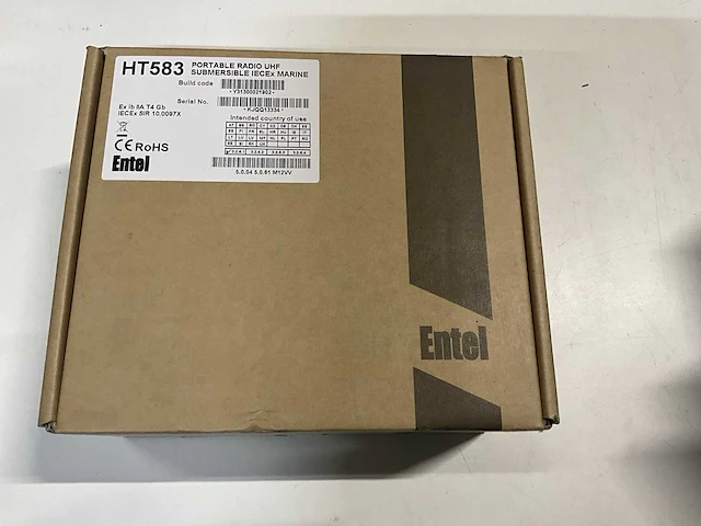 Entel ht583 draagbare uhf waterdichte radio - afbeelding 4 van  5
