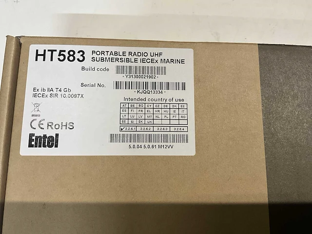 Entel ht583 draagbare uhf waterdichte radio - afbeelding 5 van  5