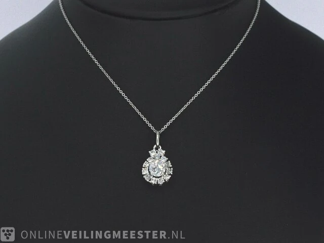 Entourage hanger met hoge kwaliteit natuurlijke diamanten - afbeelding 2 van  6