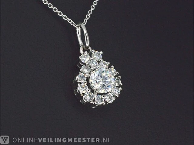 Entourage hanger met hoge kwaliteit natuurlijke diamanten - afbeelding 3 van  6