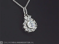 Entourage hanger met hoge kwaliteit natuurlijke diamanten - afbeelding 3 van  6