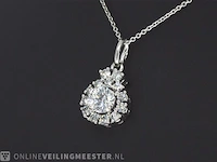 Entourage hanger met hoge kwaliteit natuurlijke diamanten - afbeelding 4 van  6