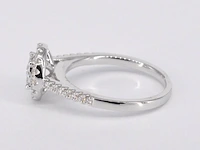 Entourage ring met briljant geslepen diamant - afbeelding 11 van  11