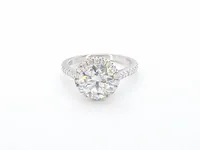 Entourage ring met briljanten - afbeelding 4 van  5