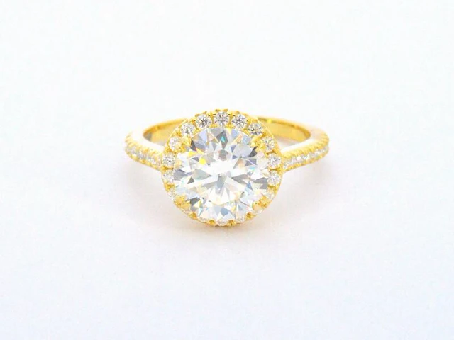 Entourage ring met briljanten - afbeelding 1 van  7