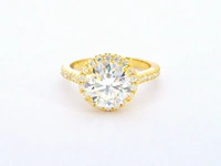 Entourage ring met briljanten - afbeelding 1 van  7