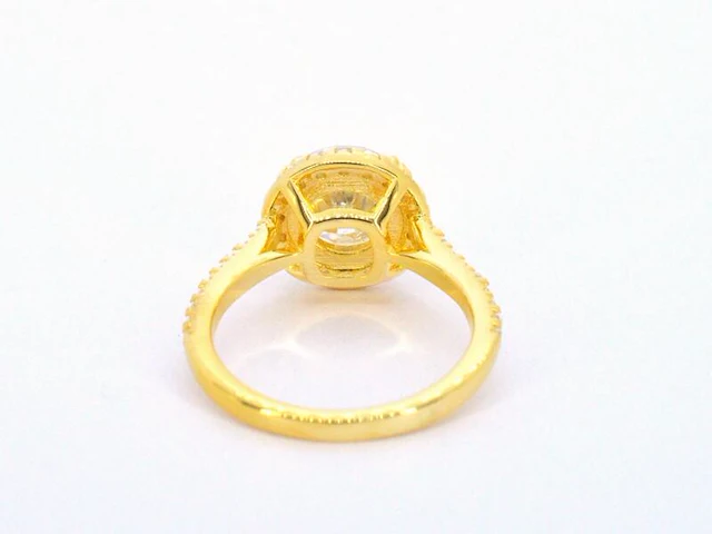 Entourage ring met briljanten - afbeelding 4 van  7